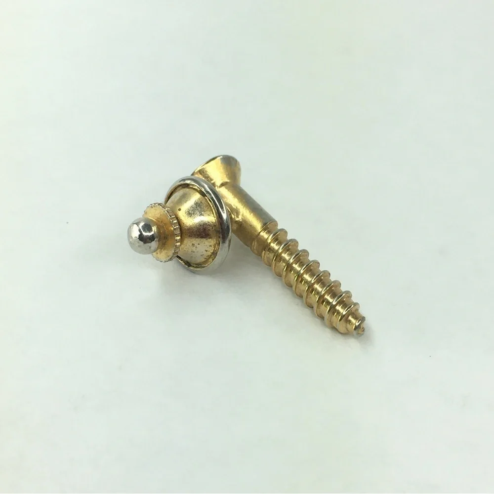 Men’s Tie Tack Gold Tone Screw Unique Tool Handyman Builder Carpenter Gift VTG